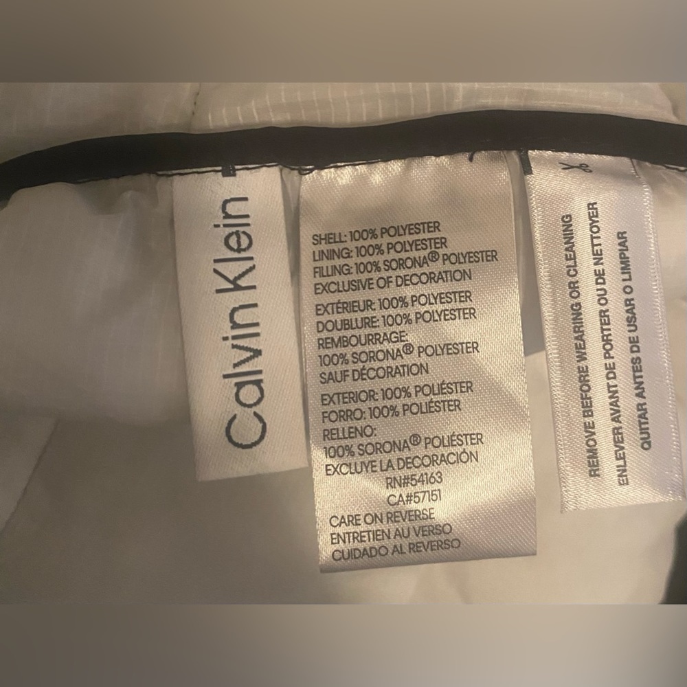 Calvin Klein Insulated Puffer Coat/Vest NWT - Picture 5 of 7